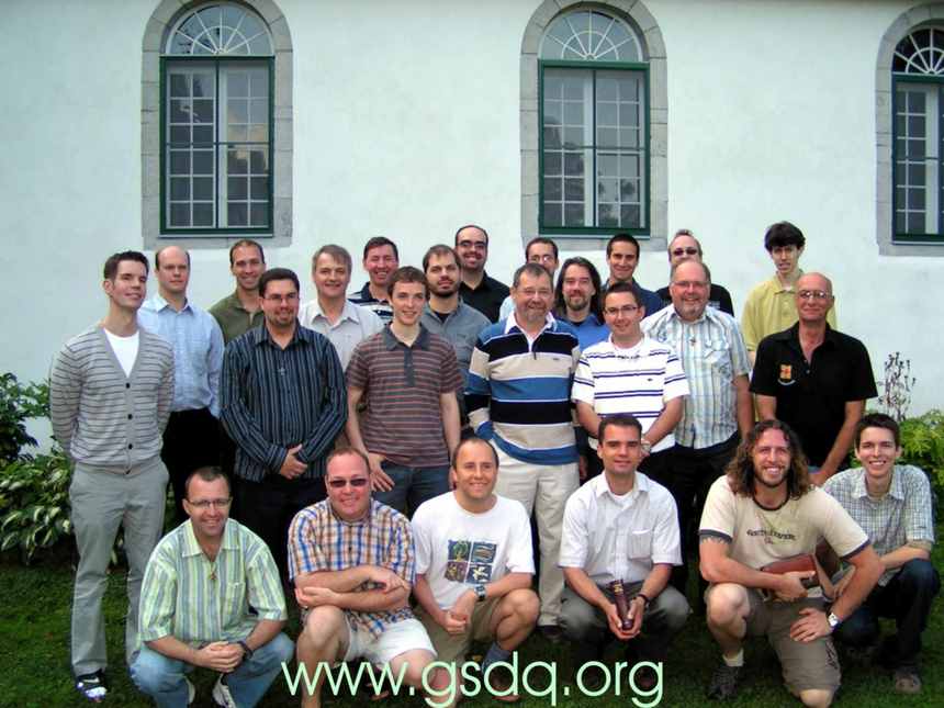 Les séminaristes du Grand Séminaire de Québec pour l'année 2008-2009