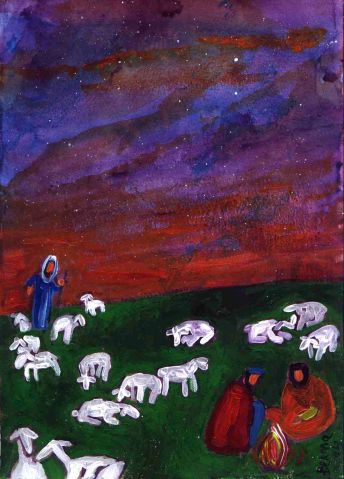L'un sera pris, l'autre laissé...(Crédits photo : Bernadette Lopez, alias Berna dans Évangile et peinture ) L'un sera pris, l'autre laissé...(Crédits photo : Bernadette Lopez, alias Berna dans Évangile et peinture )