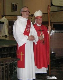Reportage sur l'ordination diaconale de Guy Bossé, séminariste du Grand Séminaire de Québec pour le diocèse de Trois-Rivières