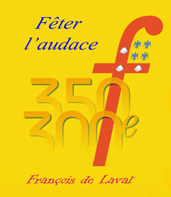 Logo des fêtes de François de Laval 2008 Logo des fêtes de François de Laval 2008