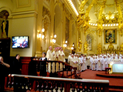 Célébration à la Basilique-cathédrale Notre-Dame de Québec (Photo Gérard Blais)