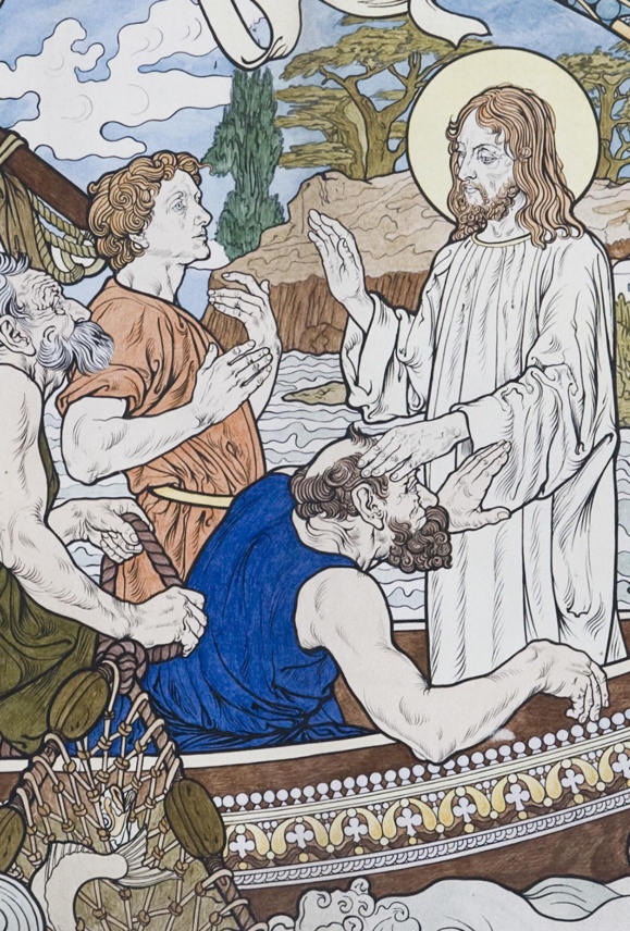 Fresque sur la devanture de la Chapelle extérieure du Séminaire de Québec (Crédits photo : Georges Marceau) Fresque sur la devanture de la Chapelle extérieure du Séminaire de Québec (Crédits photo : Georges Marceau)