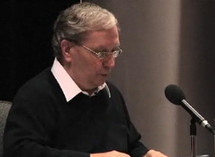L`abbé Gilles Nadeau lors de sa conférence à l`Assemblée du Clergé le 5 mai 2010 à Beauport