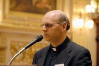 L`abbé Louis Corriveau à la cathédrale Notre-Dame de Québec