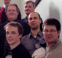 Quelques-uns des séminaristes du Grand Séminaire de Québec en 2010-2011: Alexis L`Heureux,  Guillaume Rodrique,  Jonathan Sonier,  Mario Desrosiers et Jean-François Pelletier