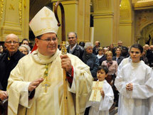 Nouvel archevêque de Québec : Mgr Gérald C. Lacroix et nouvel évêque d'Amos : Mgr Gilles Lemay