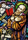 Vitrail sur saint François de Sales