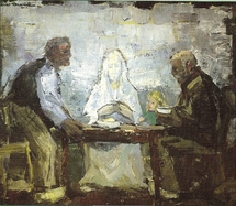 Tableau de Gust Dierikx, peintre flamand né en 1924