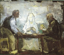 Tableau de Gust Dierikx, peintre flamand né en 1924 Tableau de Gust Dierikx, peintre flamand né en 1924