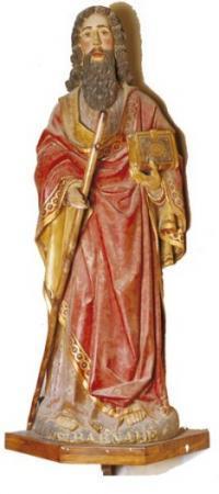 Statue de saint Barnabé datant du XVIe siècle Statue de saint Barnabé datant du XVIe siècle