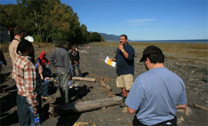 Activité de détente et de ressourcement au bord du fleuve