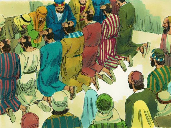 « Ils choisirent sept hommes remplis d’Esprit Saint » Actes 6, 1-7 (Crédits photo : Freebibleimages)