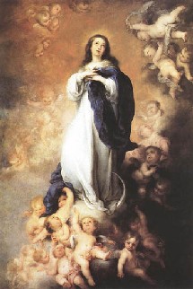 L`Immaculée Conception d'après un tableau de Murillo