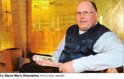 L'abbé Mario Desrosiers (photo Jean Laramée du Courrier Sud) L'abbé Mario Desrosiers (photo Jean Laramée du Courrier Sud)