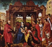 Tryptique de l'adoration des mages de Van der Weyden