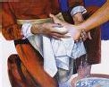 Le lavement des pieds, geste diaconal par excellence Le lavement des pieds, geste diaconal par excellence