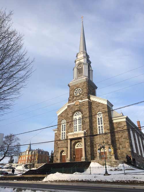 Bénédiction de la Porte de la miséricorde de St-Joseph-de-Beauce dans le diocèse de Québec