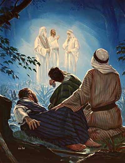 Les apôtres sur le mont Thabor lors de la Transfiguration de Jésus devant eux (Crédits photo : Sophia Center for Spirituality) Les apôtres sur le mont Thabor lors de la Transfiguration de Jésus devant eux (Crédits photo : Sophia Center for Spirituality)