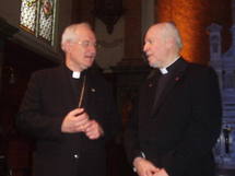 Le cardinal Ouellet et le Supérieur général Le cardinal Ouellet et le Supérieur général