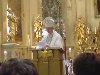 Le cardinal Tomko à la Basilique-Cathédrale Notre-Dame de Québec le 18 mai 2007