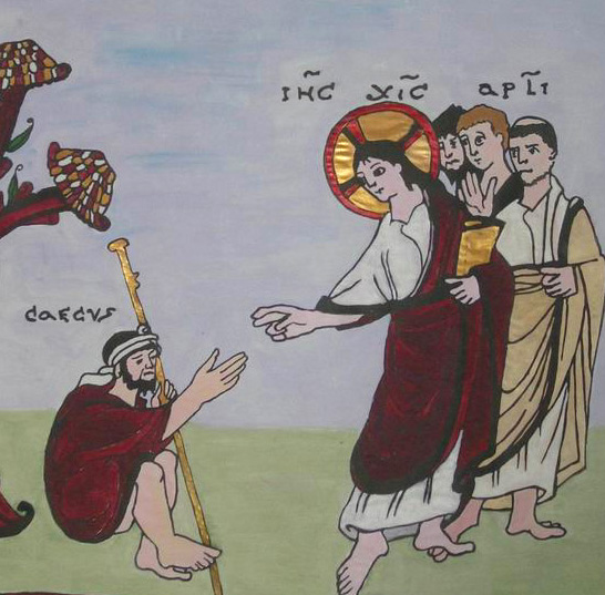 Enluminure de l'Évangéliaire d'Egbert de Trèves (fin du 10e siècle) Domaine public