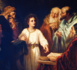 Jésus au temple avec les docteurs (Domaine public usage religieux seulement)