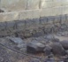 Les pierres de l'ancienne Synagogue de Capharnaüm où Jésus a prêché après avoir quitté Nazaeth  (Crédts photo : H. Giguère)