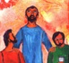 "Les yeux levés au ciel, Jésus priait ainsi..." - Jean 7, 20 (Crédits photo : Bernadette Lopez, alias Berna dans Évangile et peinture)