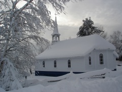 Chapelle du Lac Raquette hiver 05