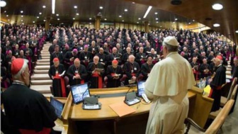 L'assemblée du Synodes des évêques à Rome en 2015 L'assemblée du Synodes des évêques à Rome en 2015
