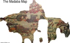 La carte de la Terre Sainte de Madaba ou mosaïque de Madaba (Jordanie)