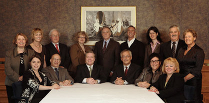 Photo des membres du Centre de la francophonie des Amériques prise à l'été 2008