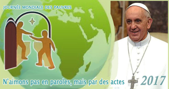 Affiche de la Journée mondiale pour les pauvres 2017 ( Domaine public) Affiche de la Journée mondiale pour les pauvres 2017 ( Domaine public)