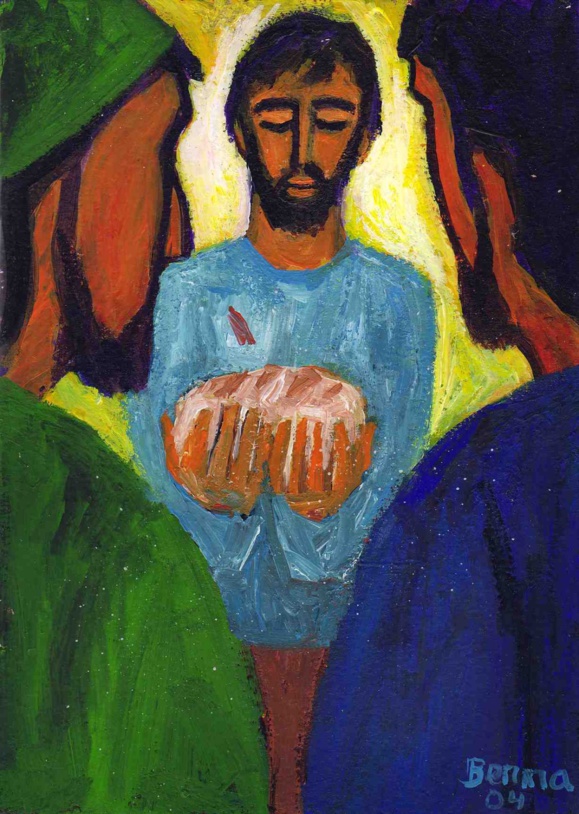 Luc 24, 35-48 Crédits photo : Bernadette Lopez, alias Berna dans Évangile et peinture Luc 24, 35-48 Crédits photo : Bernadette Lopez, alias Berna dans Évangile et peinture