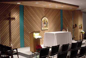 La chapelle du Centre-Dieu de Place Laurier à St-Foy La chapelle du Centre-Dieu de Place Laurier à St-Foy