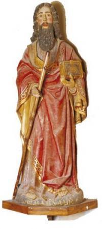 Statue de saint Barnabé datant du XVIe siècle