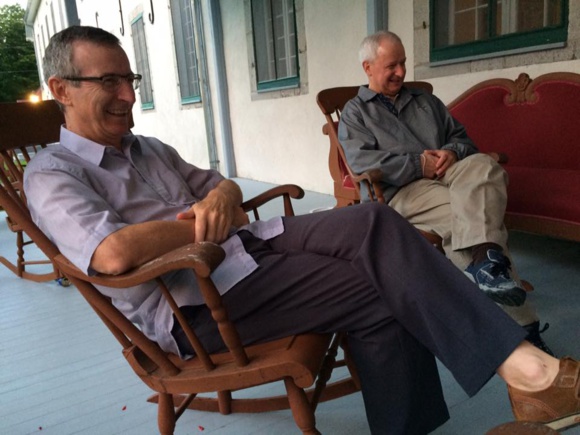 L'abbé Martin Laflamme et l'abbé Luc Paquet (Crédits photo : Grand Séminaire de Québec) L'abbé Martin Laflamme et l'abbé Luc Paquet (Crédits photo : Grand Séminaire de Québec)