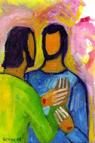 (Crédits photo : Bernadette Lopez, alias Berna dans Évangile et peinture) (Crédits photo : Bernadette Lopez, alias Berna dans Évangile et peinture)