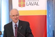 Monsieur le chanoine Jacques Roberge, supérieur général du Séminaire de Québec. Photo Daniel Abel.