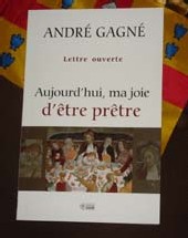 Couverture du livre de l`abbé André Gagné Couverture du livre de l`abbé André Gagné