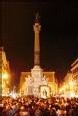 La colonne de la Place d'Espagne à Rome
