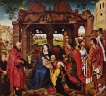 Tryptique de l'adoration des mages de Van der Weyden Tryptique de l'adoration des mages de Van der Weyden