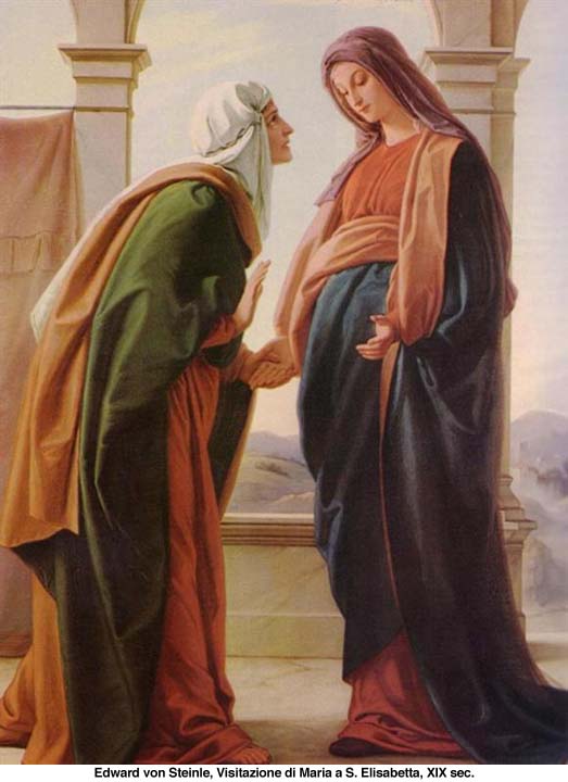 La visitation de Marie à Elisabeth