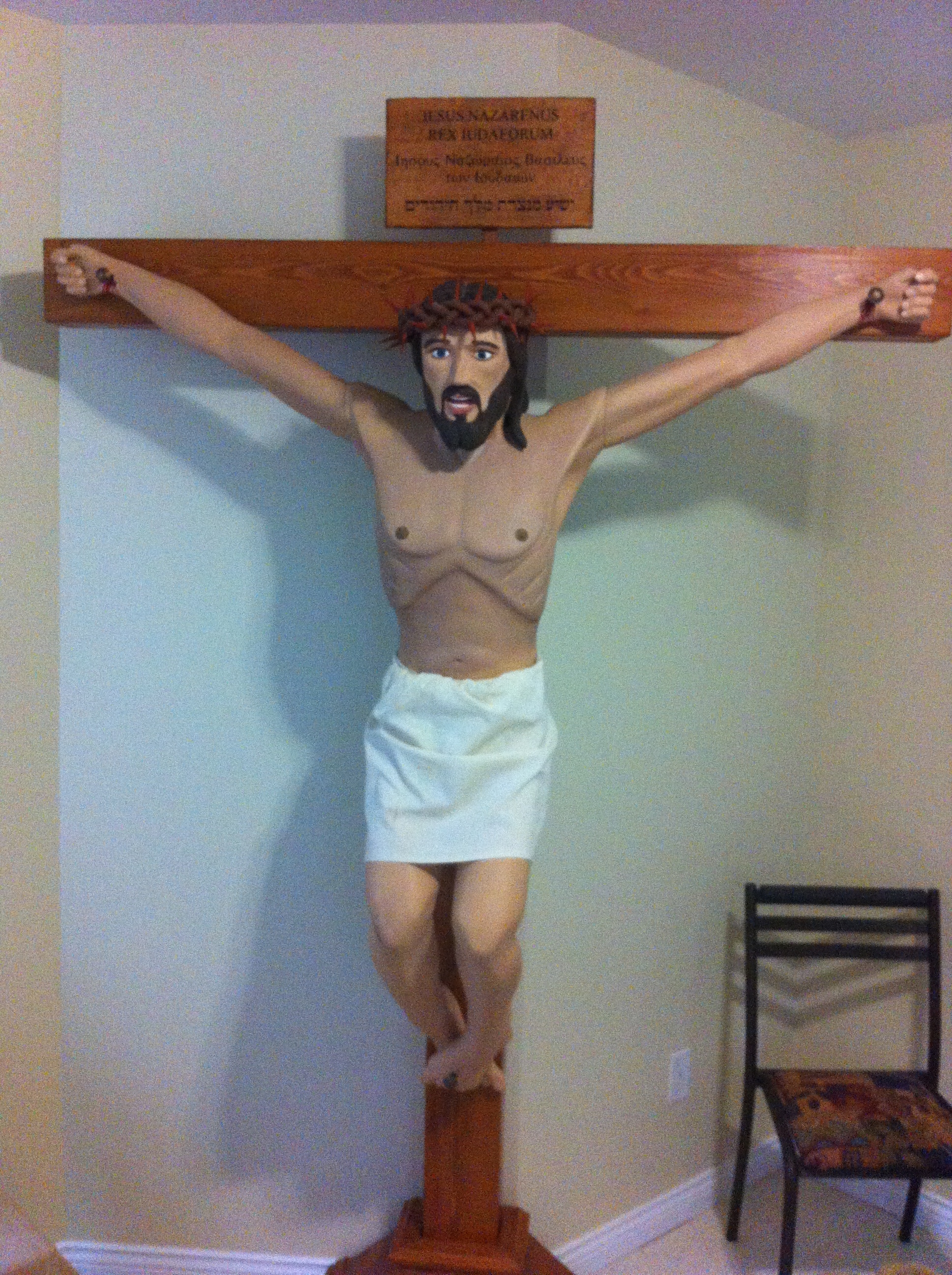 Sculpture par un prêtre du diocèse de Québec (Droits réservés H. Giguère) Sculpture par un prêtre du diocèse de Québec (Droits réservés H. Giguère)