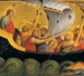Le Christ sauvant l'apôtre Pierre de la noyade à cause de son manque de foi par Lorenzo Veneziano (1370) Staatliche Museen de Berlin (Domaine public)