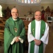 Mgr Gaétan Proulx et le curé monsieur l'abbé Victor Bernier le 24 janvier 2016 à la bénédiction de la Porte de la miséricorde à St-Joseph-de-Beauce Mgr Gaétan Proulx et le curé monsieur l'abbé Victor Bernier le 24 janvier 2016 à la bénédiction de la Porte de la miséricorde à St-Joseph-de-Beauce