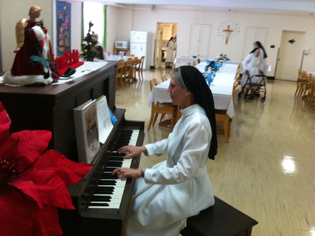 Noël chez les Augustines du monastère du Sacré-Coeur à Québec