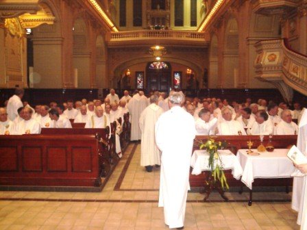 Journée des prêtres 26 mars 2008 en l'honneur de François de Laval :  cathédrale avant-nef